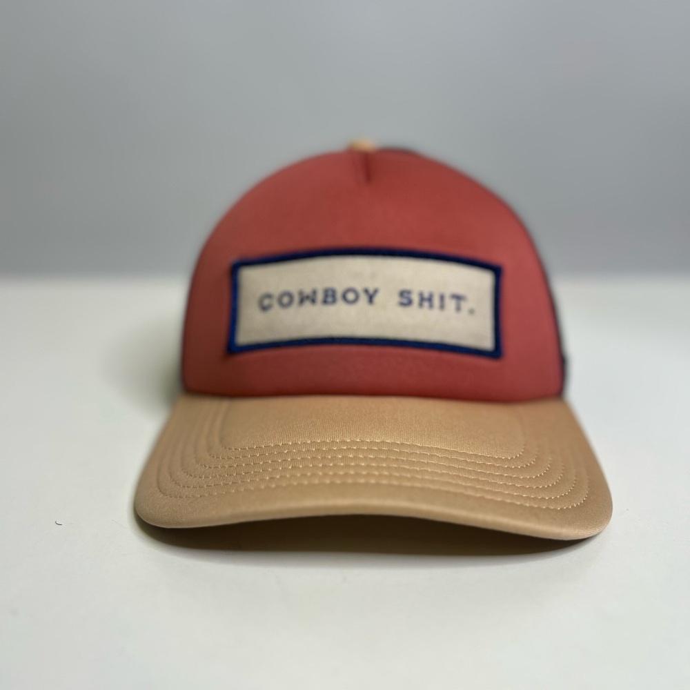 Legacy Hats Cowboy Stuff Cap Red and Tan Trucker - OSFM - Picture 2 of 9